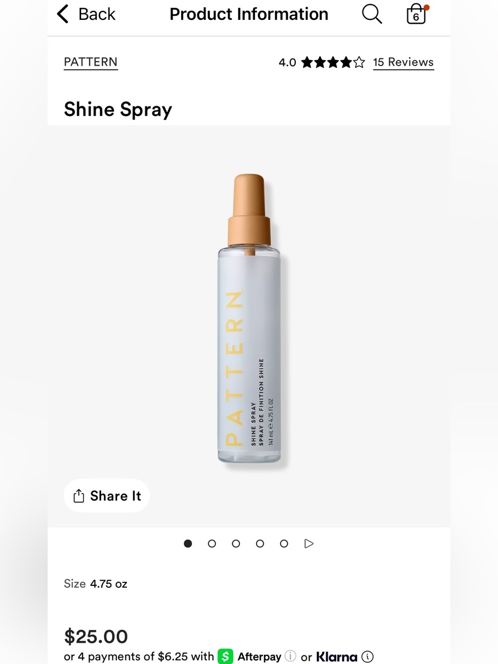 Pattern Shine Spray - Picture 2 of 2
